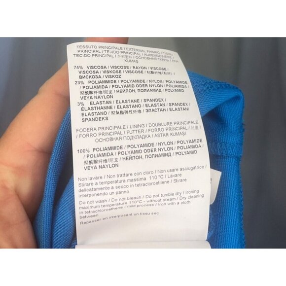 Versace Jeans Couture Dress NEW Mica Ladies Size 42 / 6 US Gold Chain Versace - Picture 11 of 13